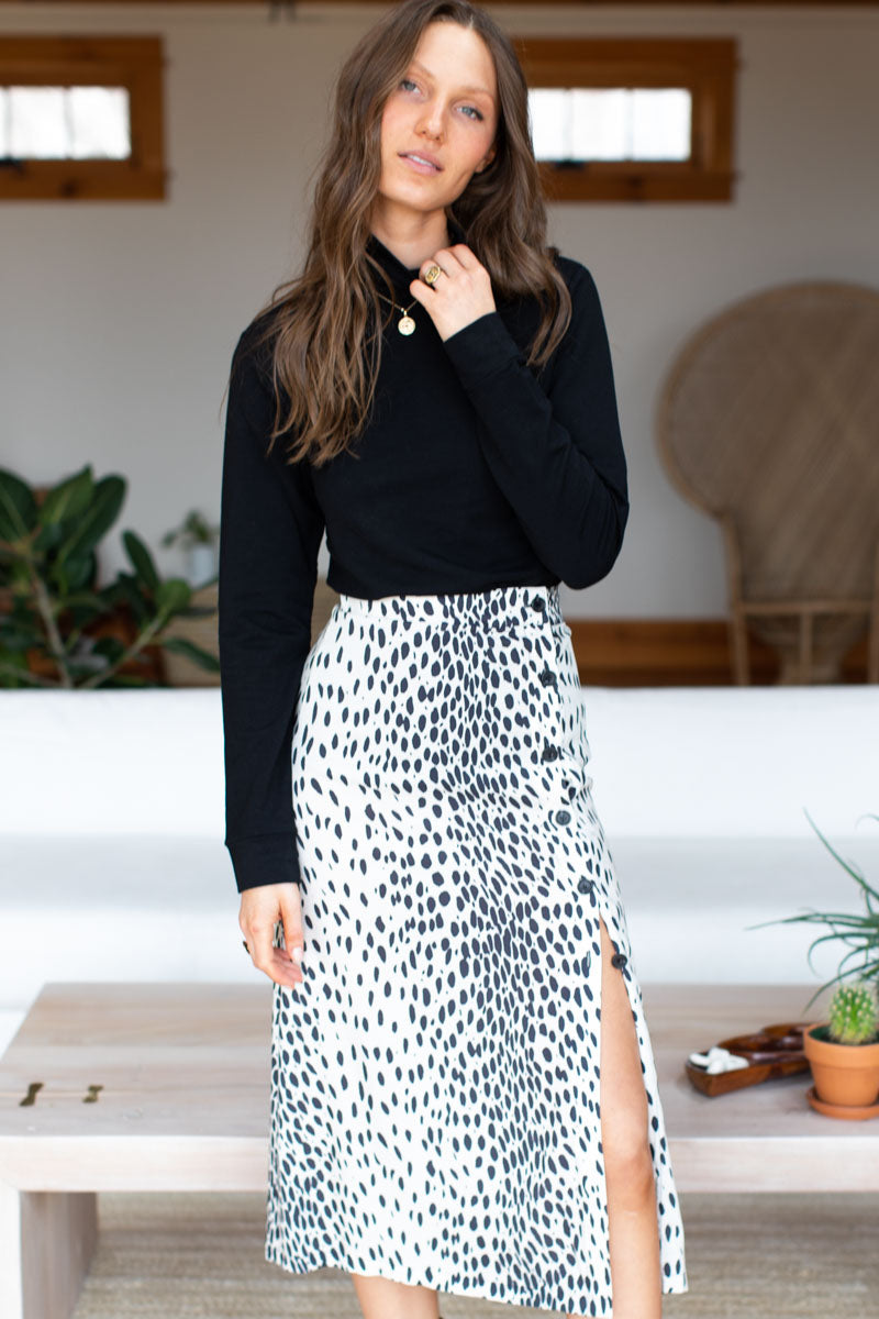 Sophia Skirt - Leopard Print