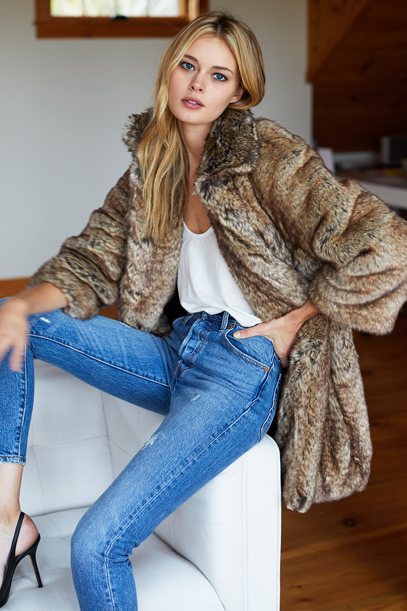 Big Faux Fur Coat