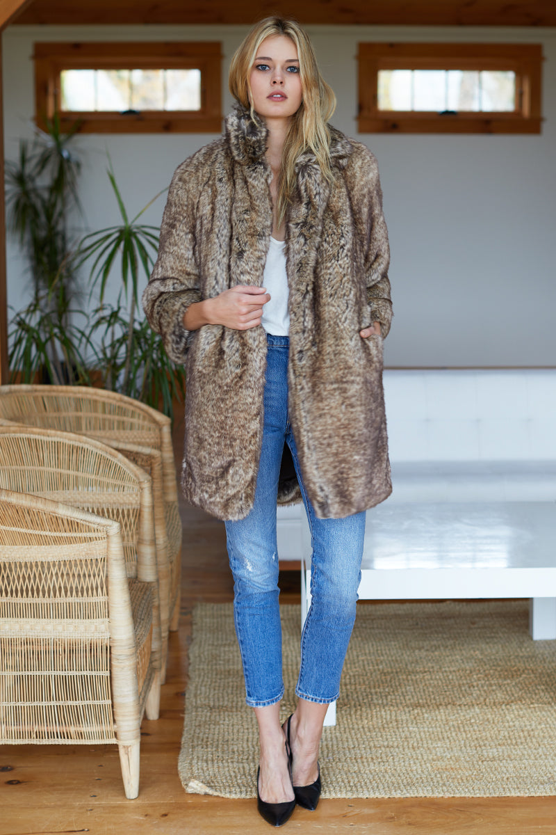 Big Faux Fur Coat