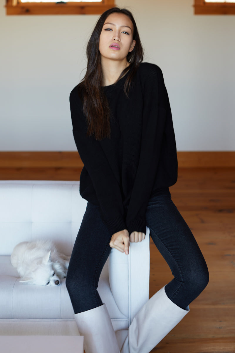 Carolyn Sweater - Black Organic