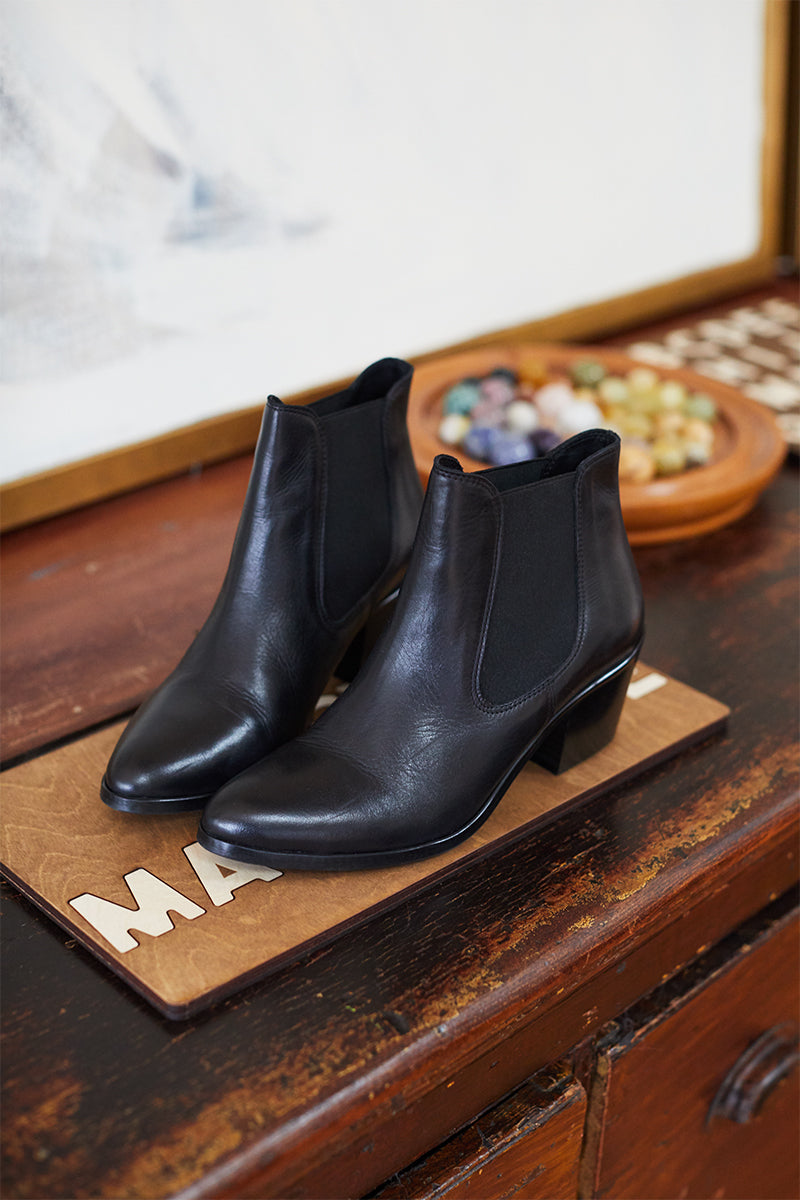Emerson Ankle Boots - Black - Emerson Fry