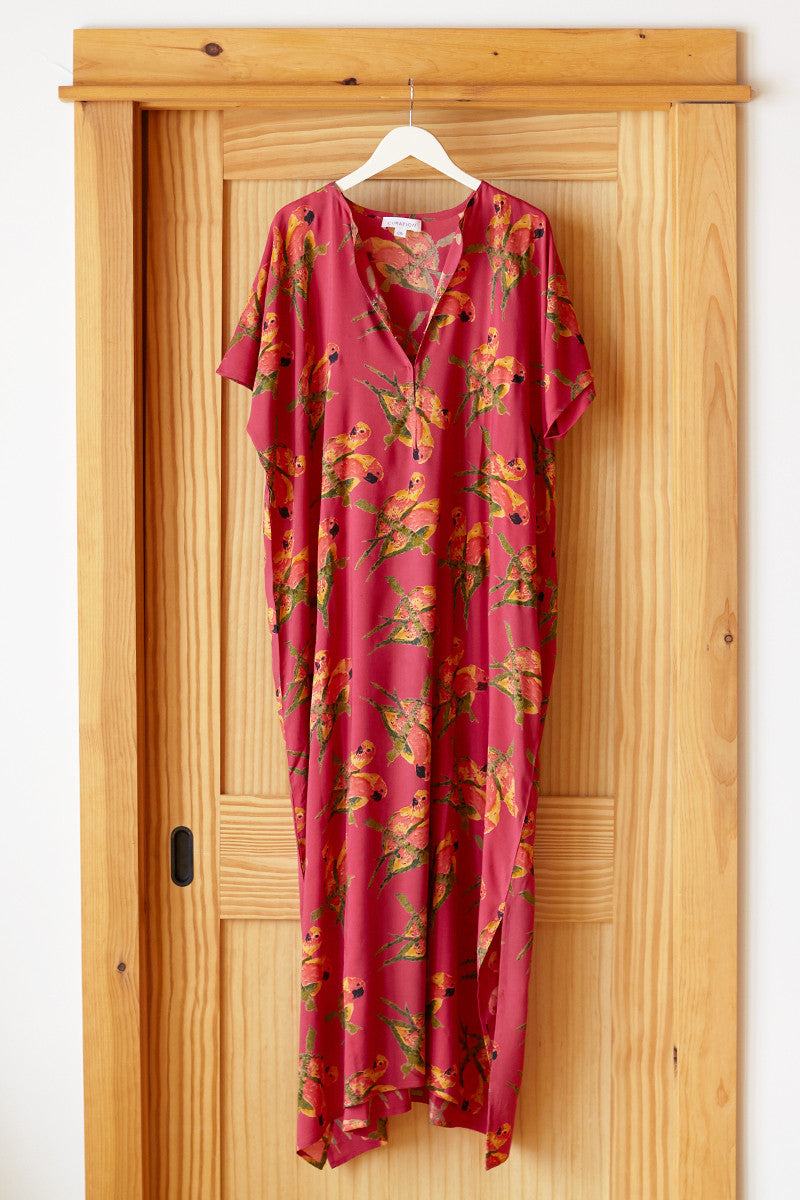 Sol Caftan - Rose Fred Parrot