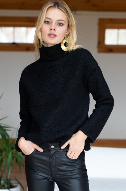 Edie Top - Black Fleece