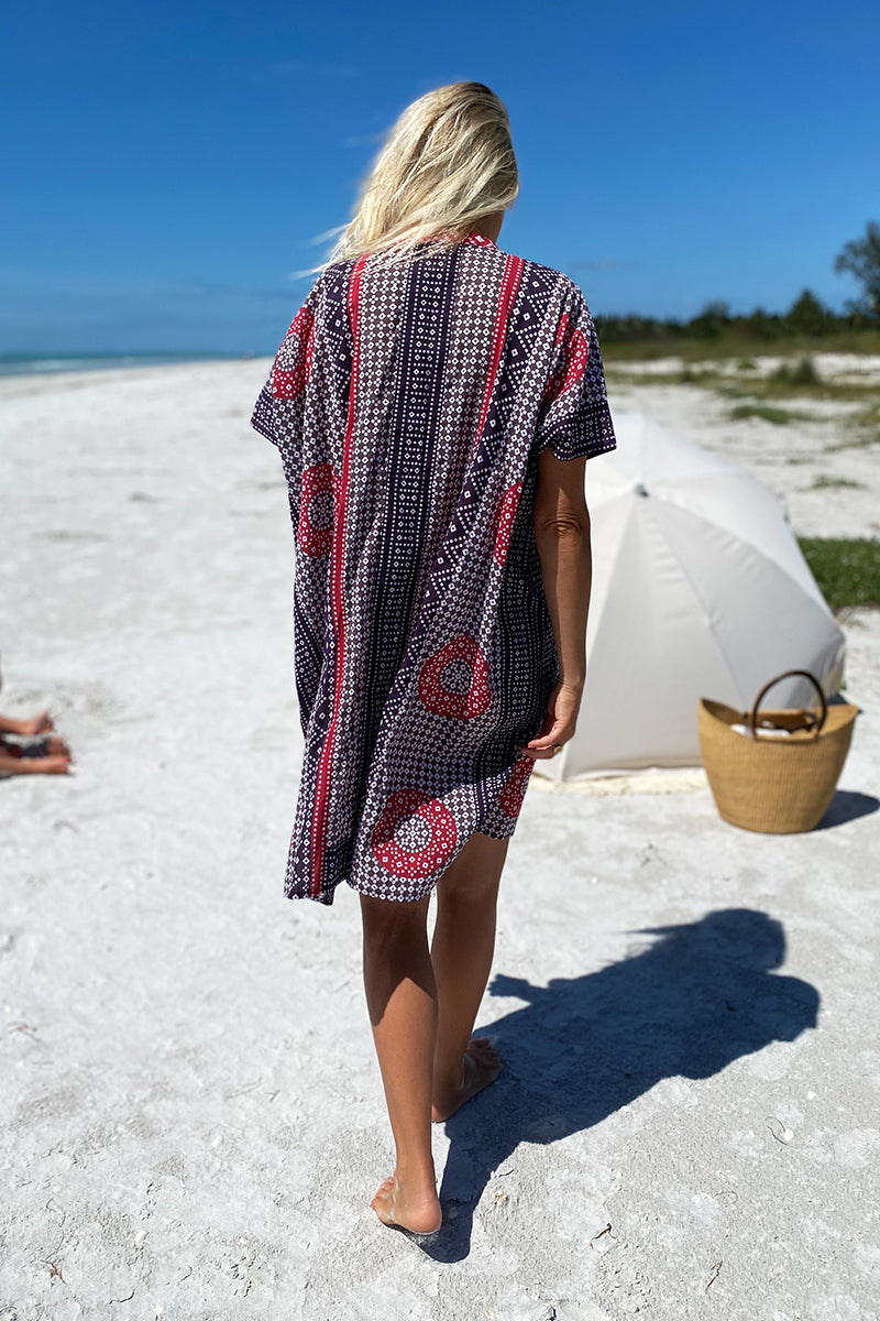 Emerson Short Caftan - Butterfly Organic