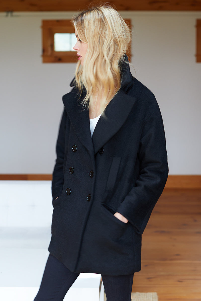 Major Peacoat - Black