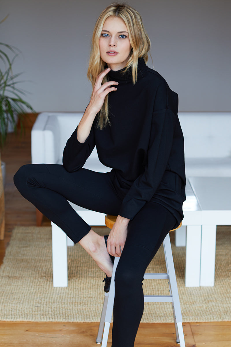 Layering Pant 3 - Black Ponte