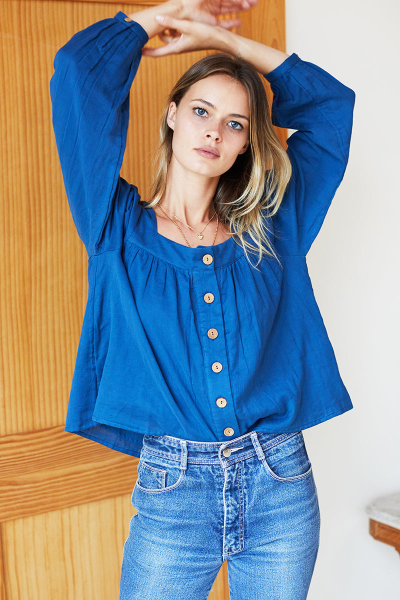 Laurent Blouse - Lapis Organic