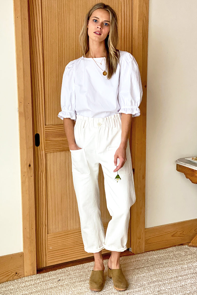 Orchard Pant - Ivory Hemp