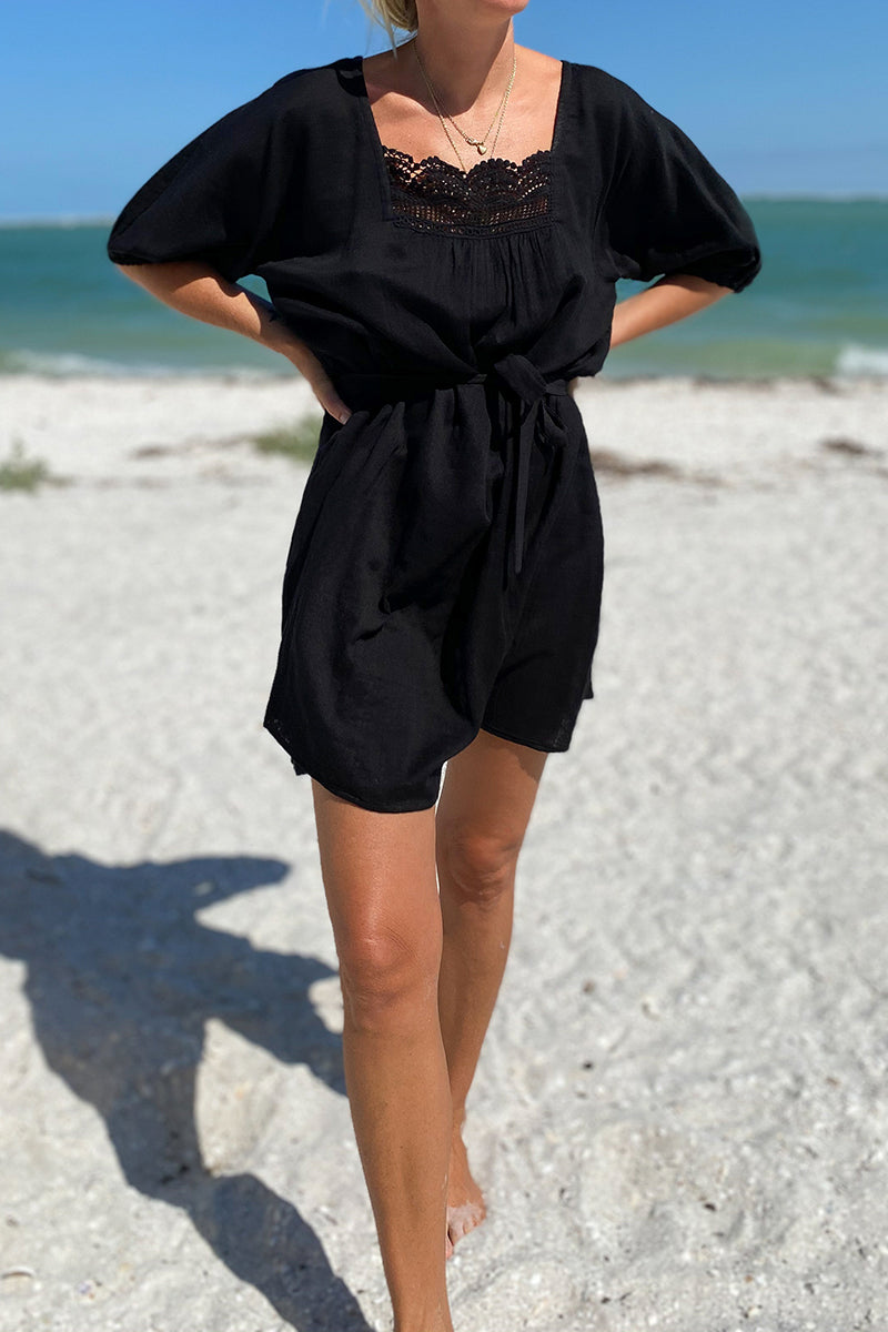 Rosemary Dress - Black Organic