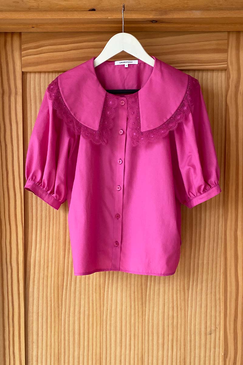 Petra Blouse - Aurora Pink