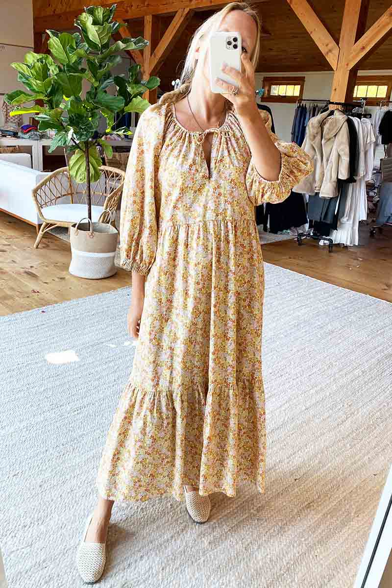 Rakel Long Dress - June Calico