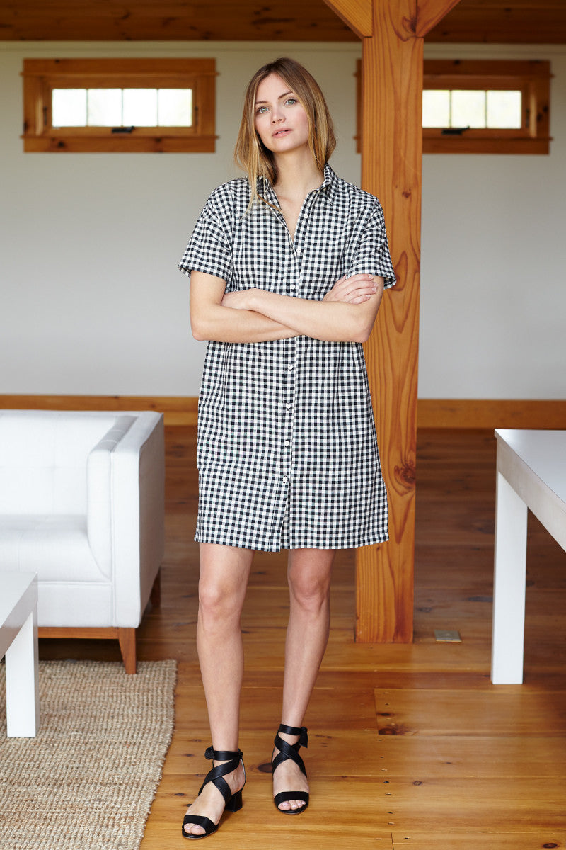 Emerson T Dress - Gingham