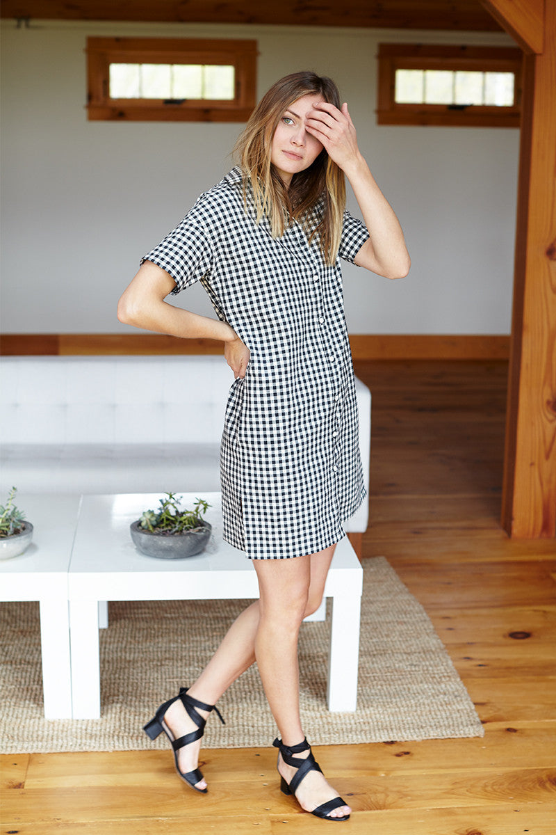 Emerson T Dress - Gingham