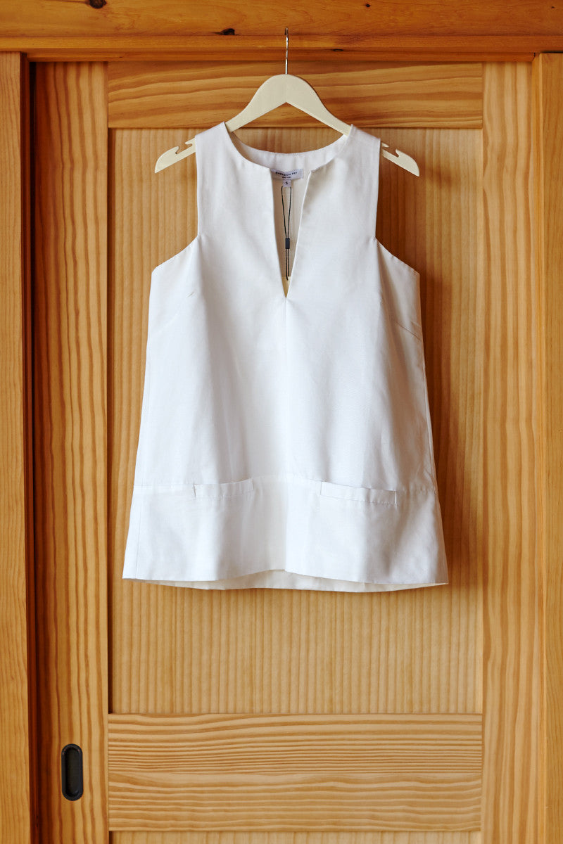 A Line Mod Top - White