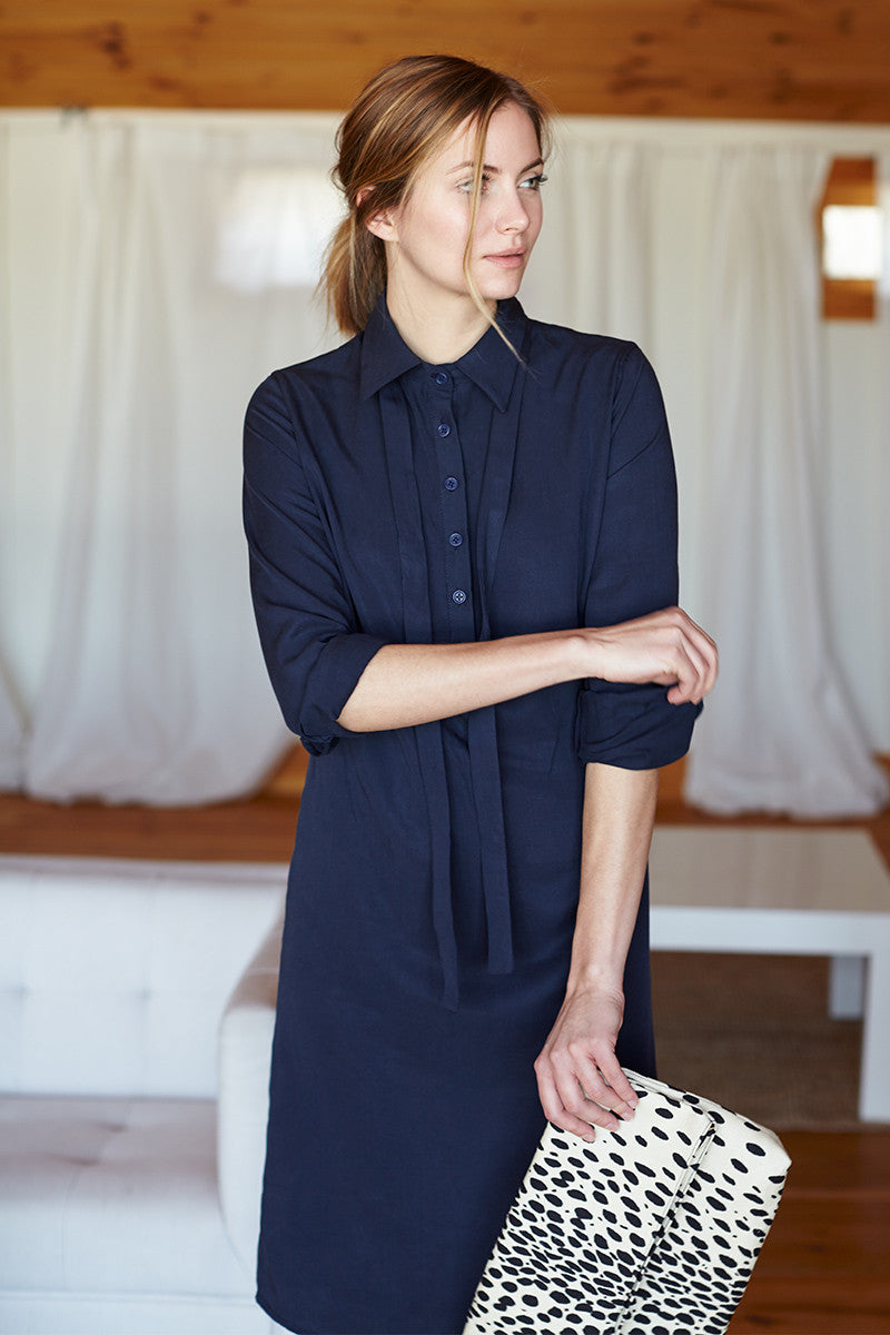 Shirtdress - Navy