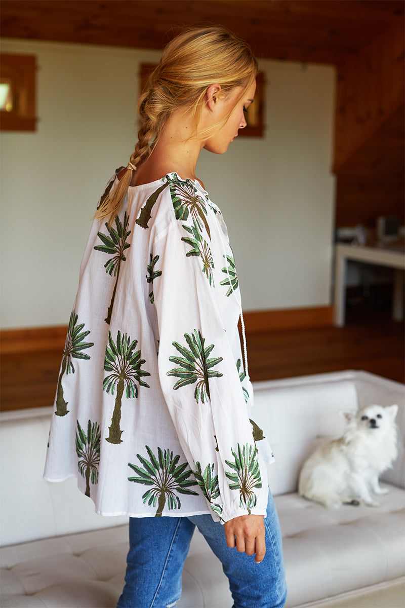 Bardot Top - Organic Palms