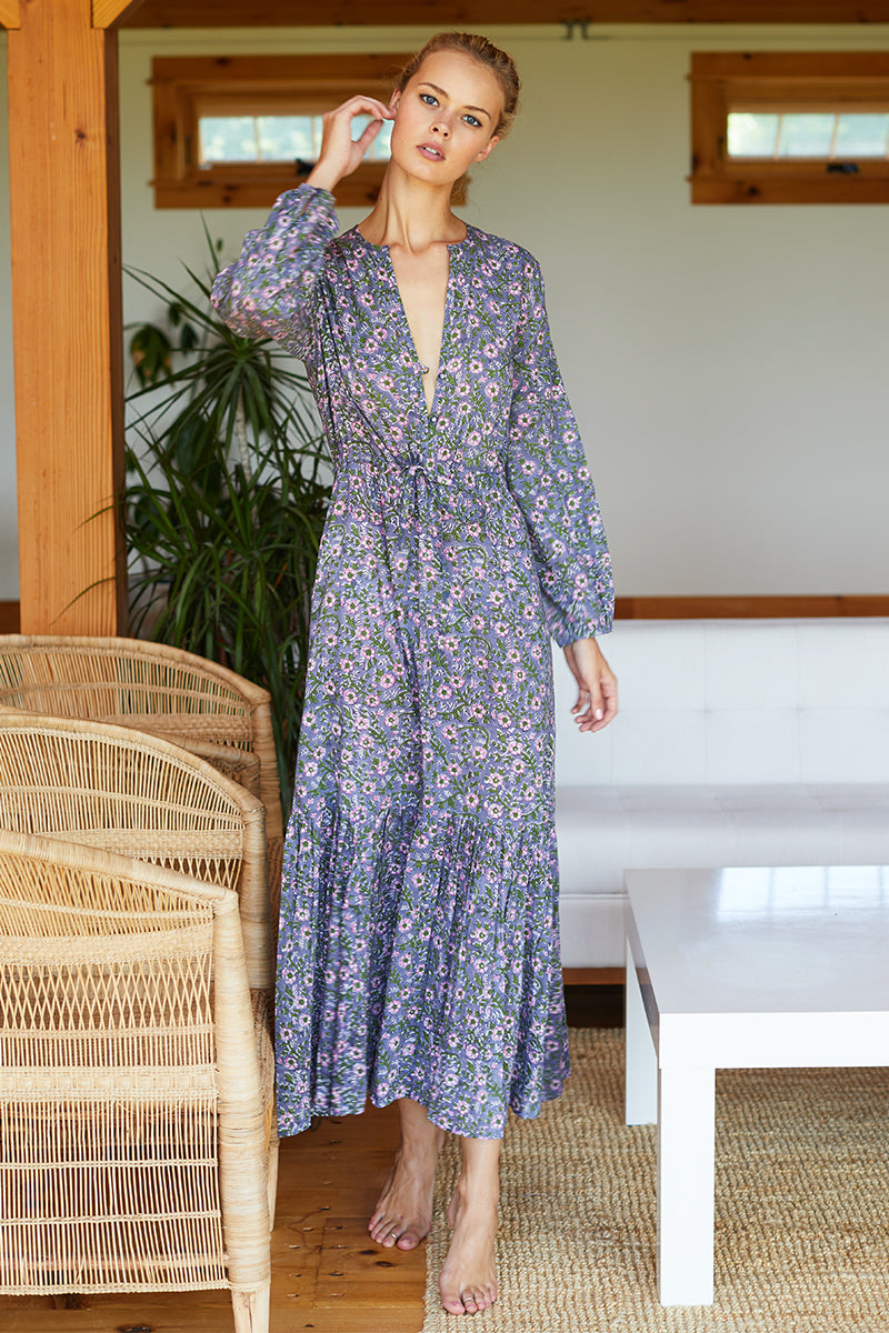 Frances Dress - Midnight Wildflower - Emerson Fry