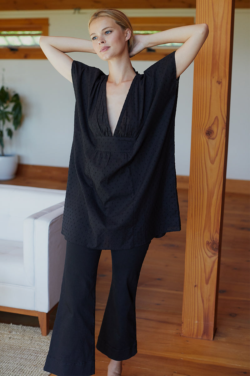 Francina Tunic - Black Dots