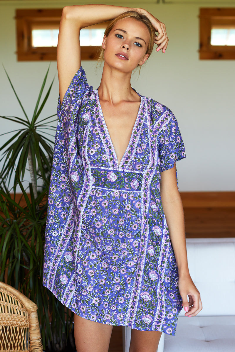 Francina Tunic - Iris Wildflower