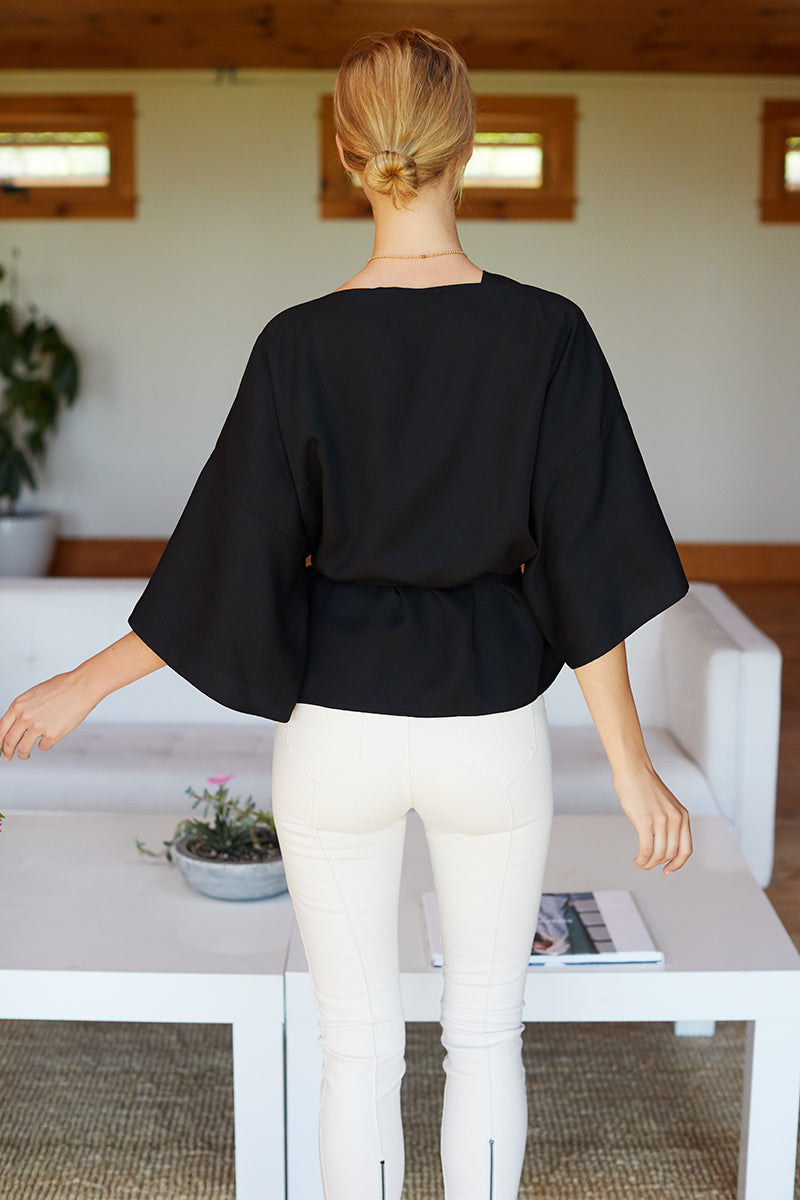 Wrap Top - Black