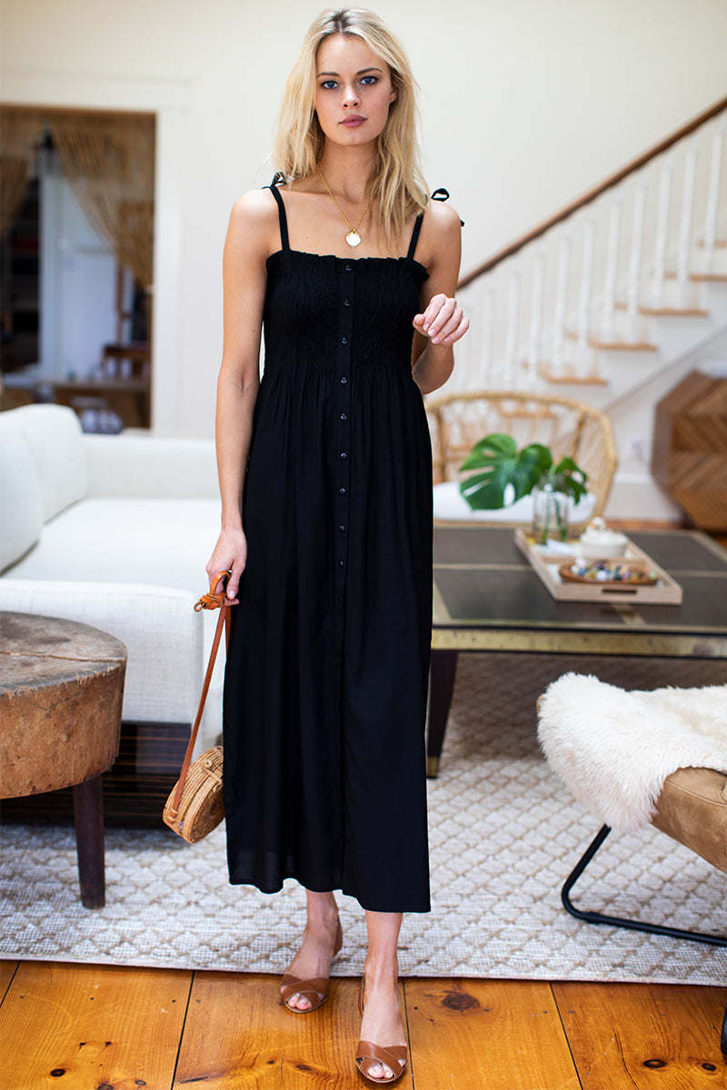 Santiago Sundress - Black