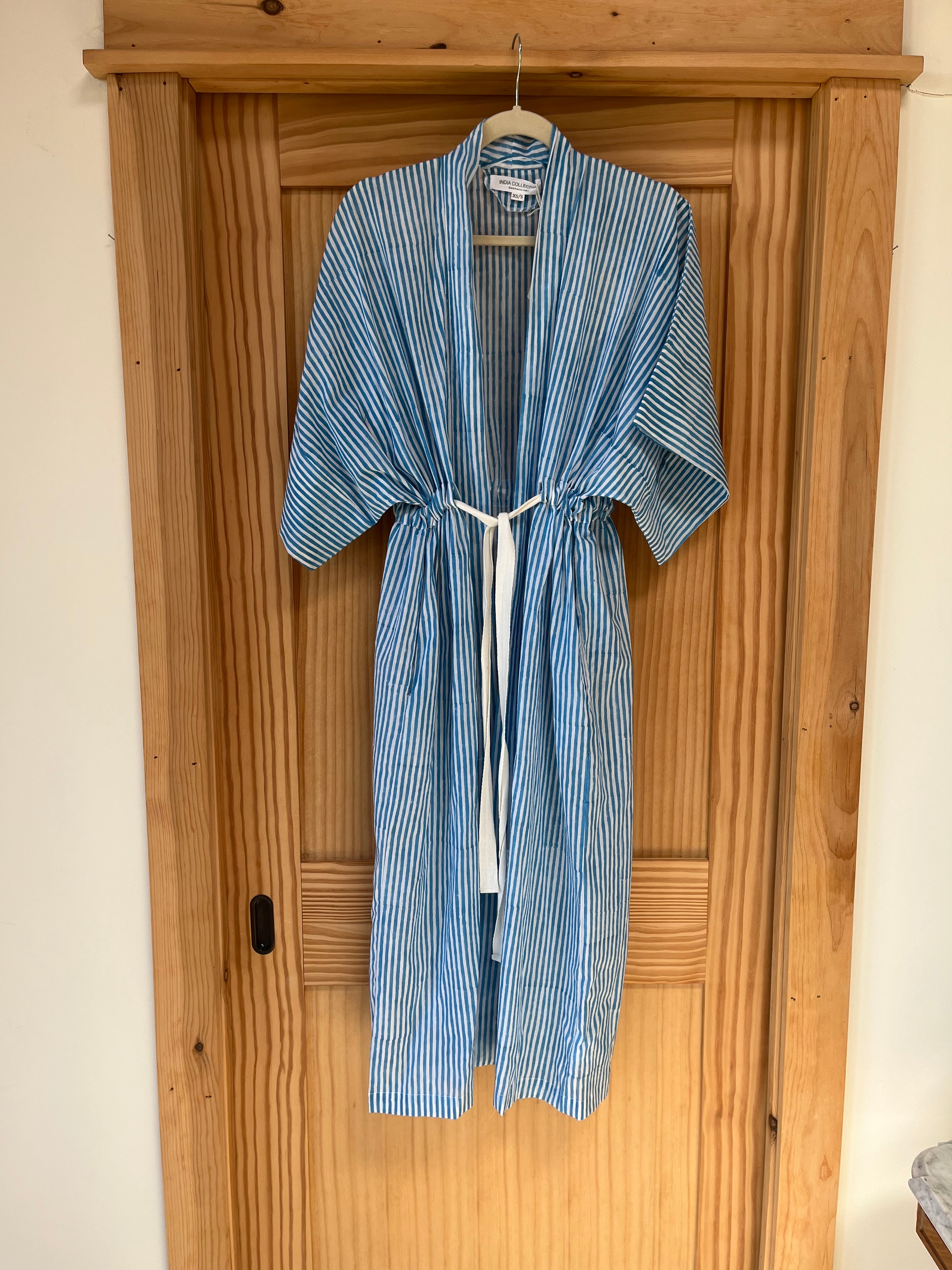 Midi Wrap - Sunday Stripe Bluesy Organic