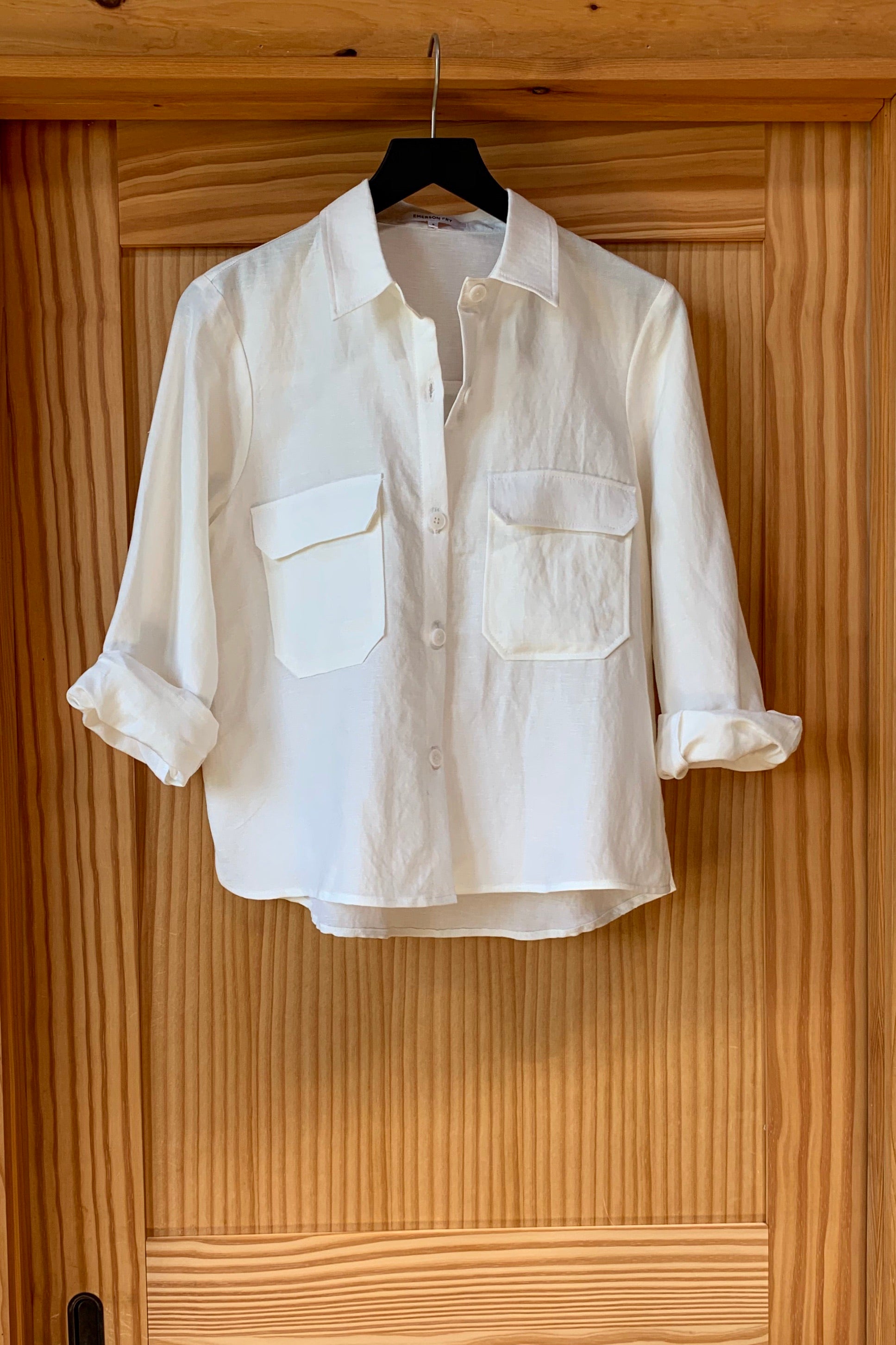 Utility Blouse - Ivory Linen