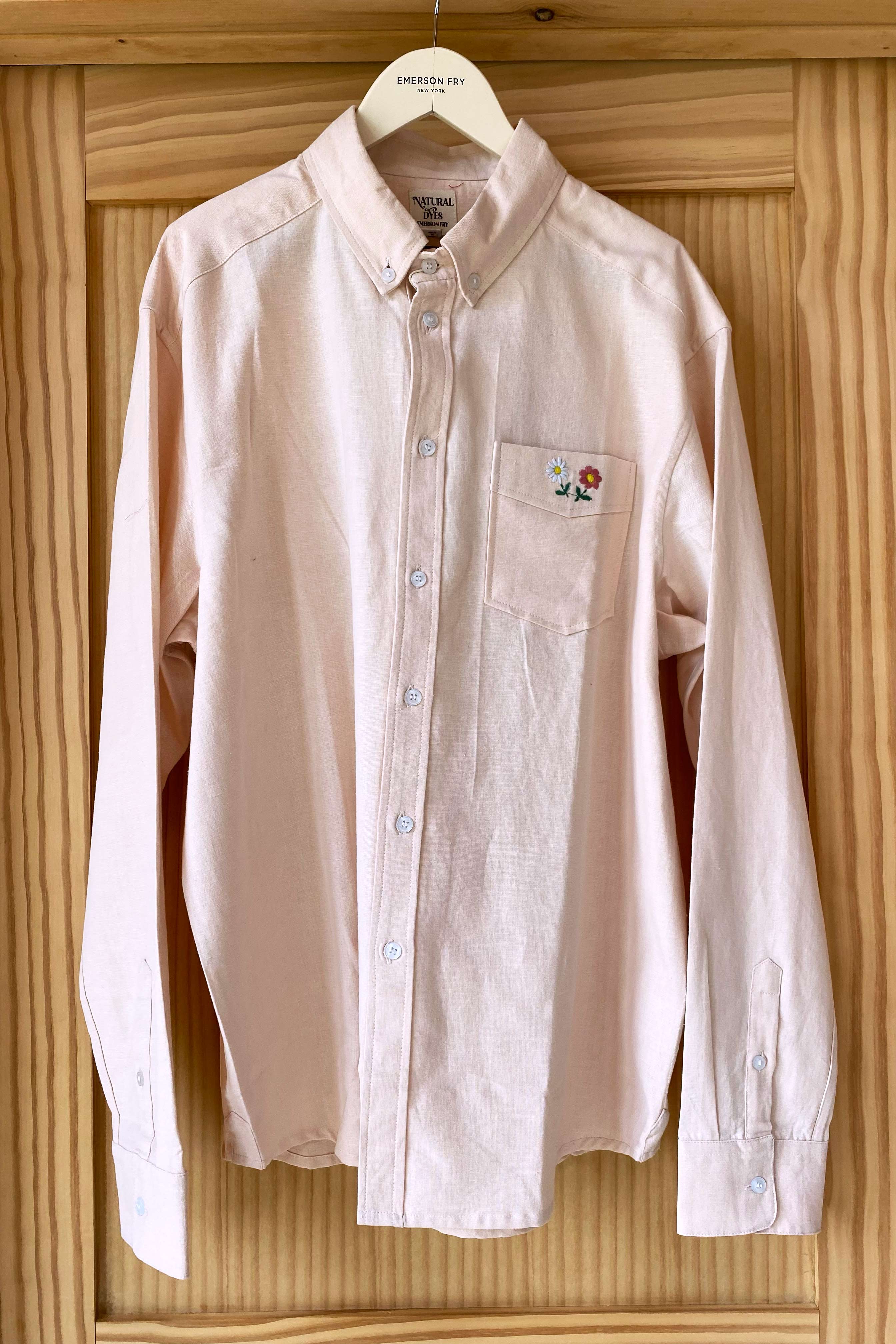 Ryan Shirt - Coral Blush Organic