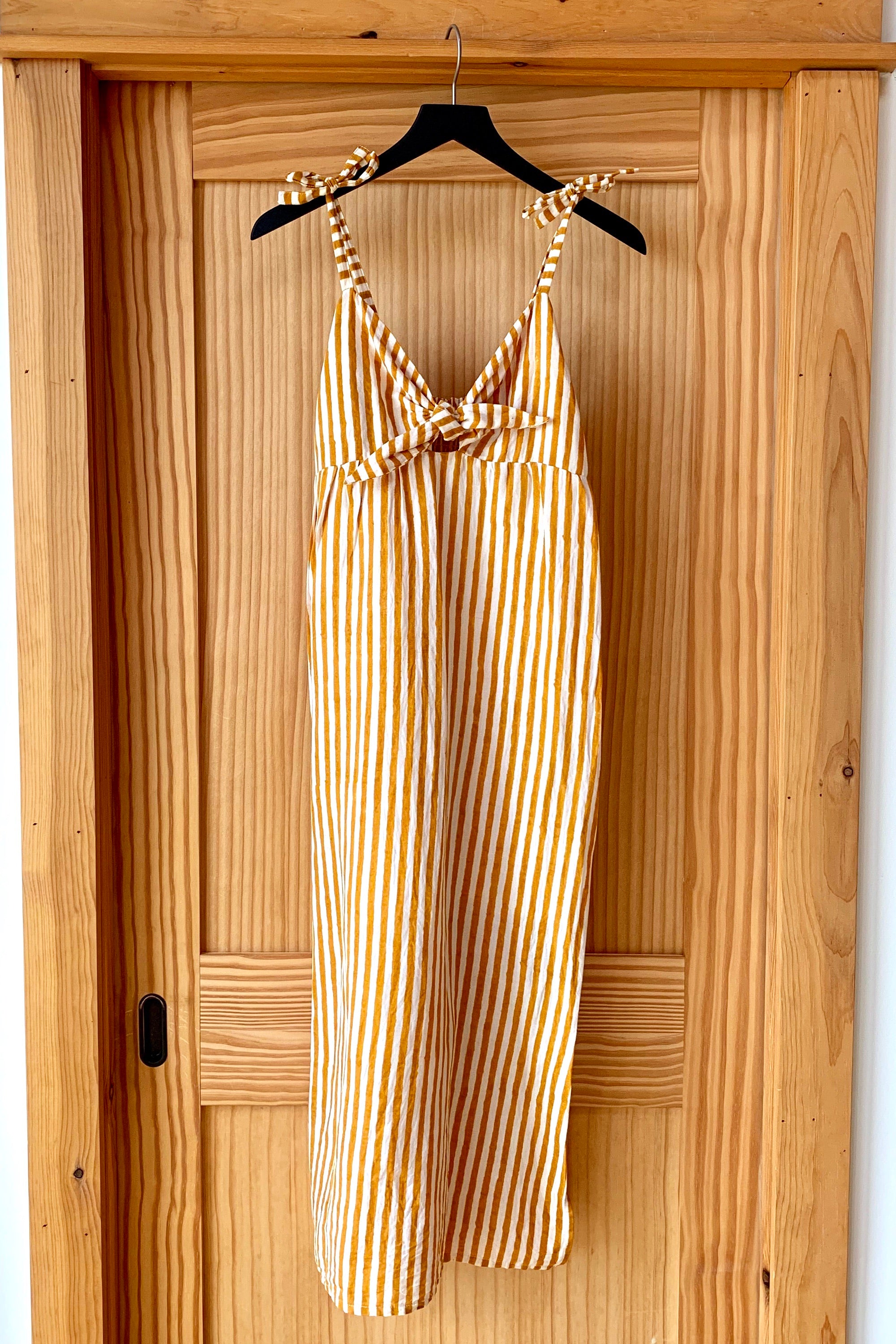 Cayman Dress - Marigold Stripe