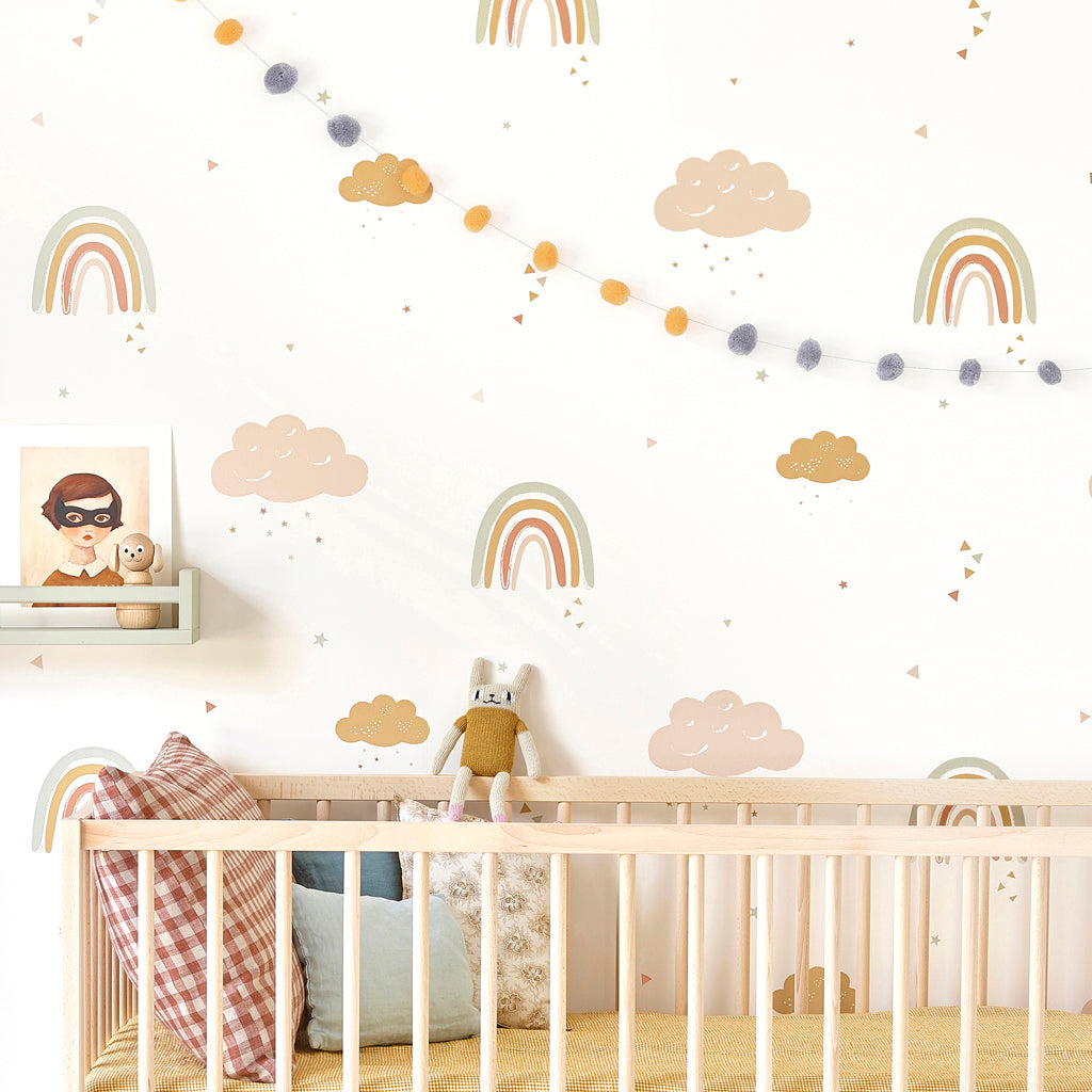 Rainbows Wallpaper Hibou Home