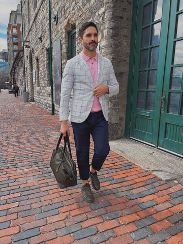 incorporating pink into your work wear 
