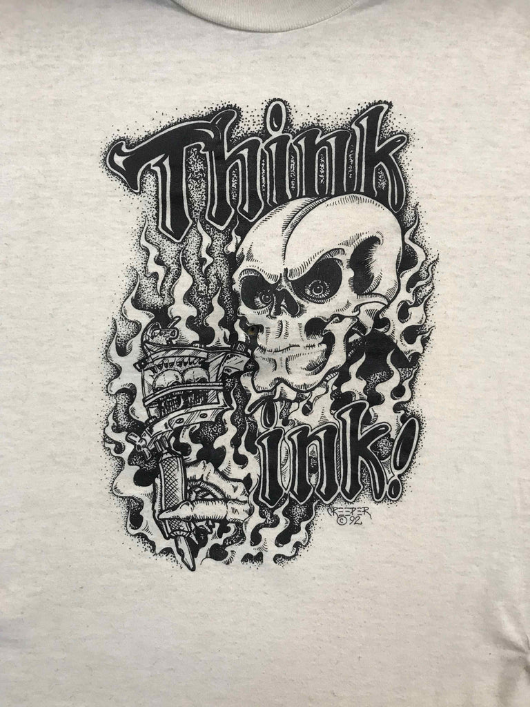 Vintage Tattoo Shirts From End Of The Trail Think Ink Creeper 1992 Gtcharlie