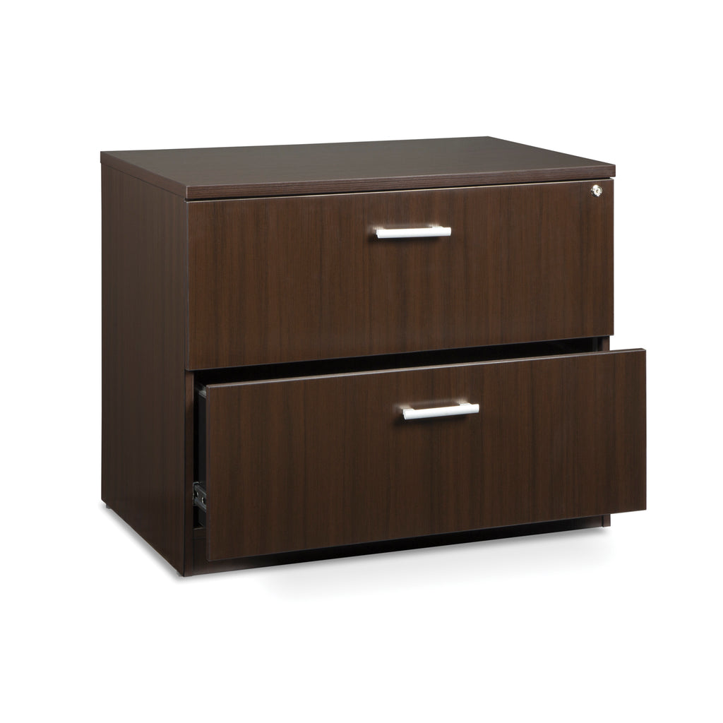 Buy Ofm S Fulcrum Locking 2 Drawer Lateral File Cabinet Espresso Eofficedirect