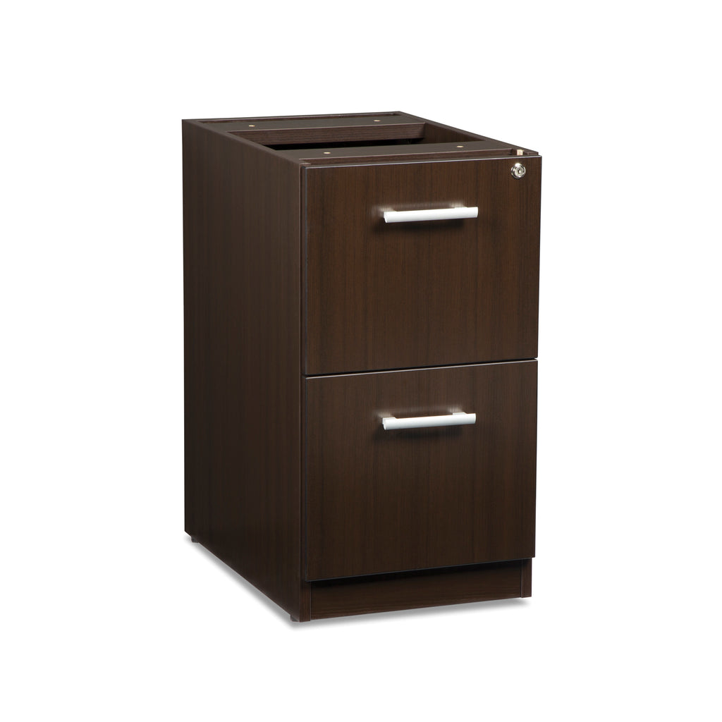 Buy Ofm S Fulcrum Locking Pedestal 2 Drawer Filing Cabinet Espresso Eofficedirect