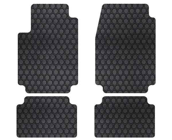 Intro Tech Hexomat All Weather Front And Rear Floor Mats For 1965