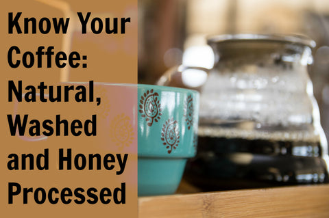 Know Your Coffee: Natural, Washed and Honey Processed