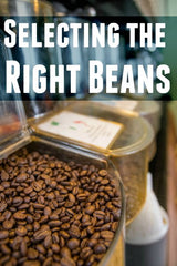 Coffee bean selection (photo courtesy of Broken Banjo Photography)