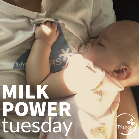 Milk Power Tuesday at Trianon Coffee supports Mother's Milk Bank of Austin