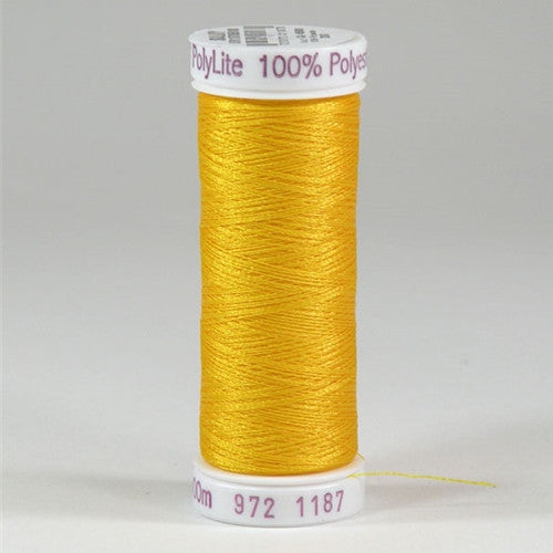 Sulky 60wt PolyLite in Mimosa Yellow, 440yd Spool