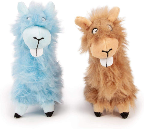 stuffed llama dog toy