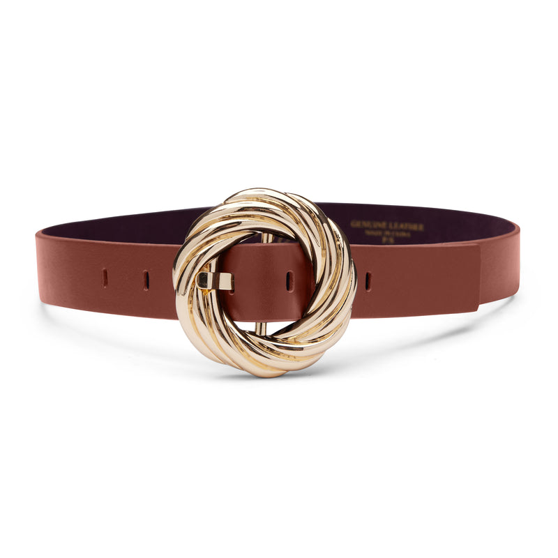 Oakley Leather Belt, Cognac – LOVESTRENGTH BELTS