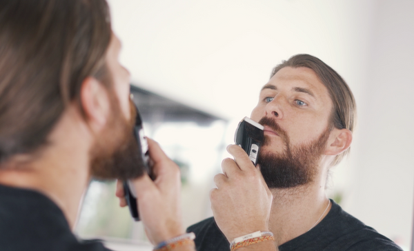 short beard mustache trim