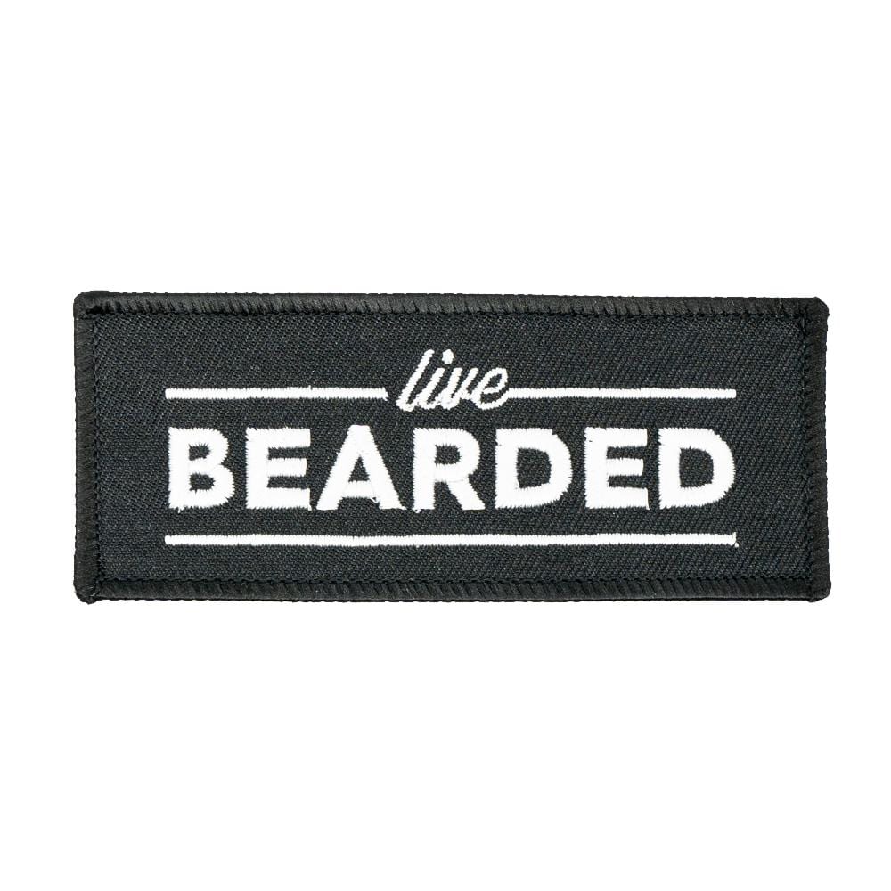  Live Bearded Lifestyle Patch - Black 