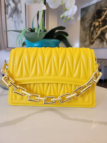 arttie gold-tone chain leather bag