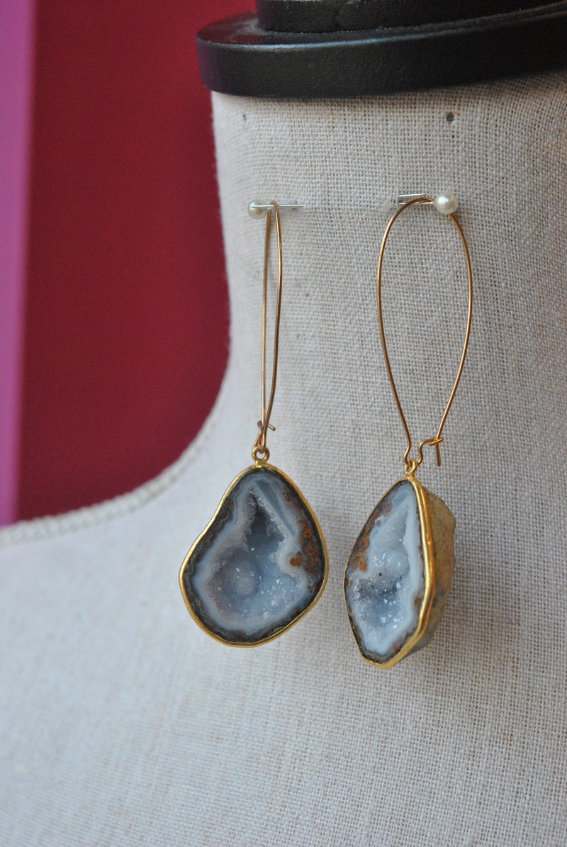 blue lace agate druzy