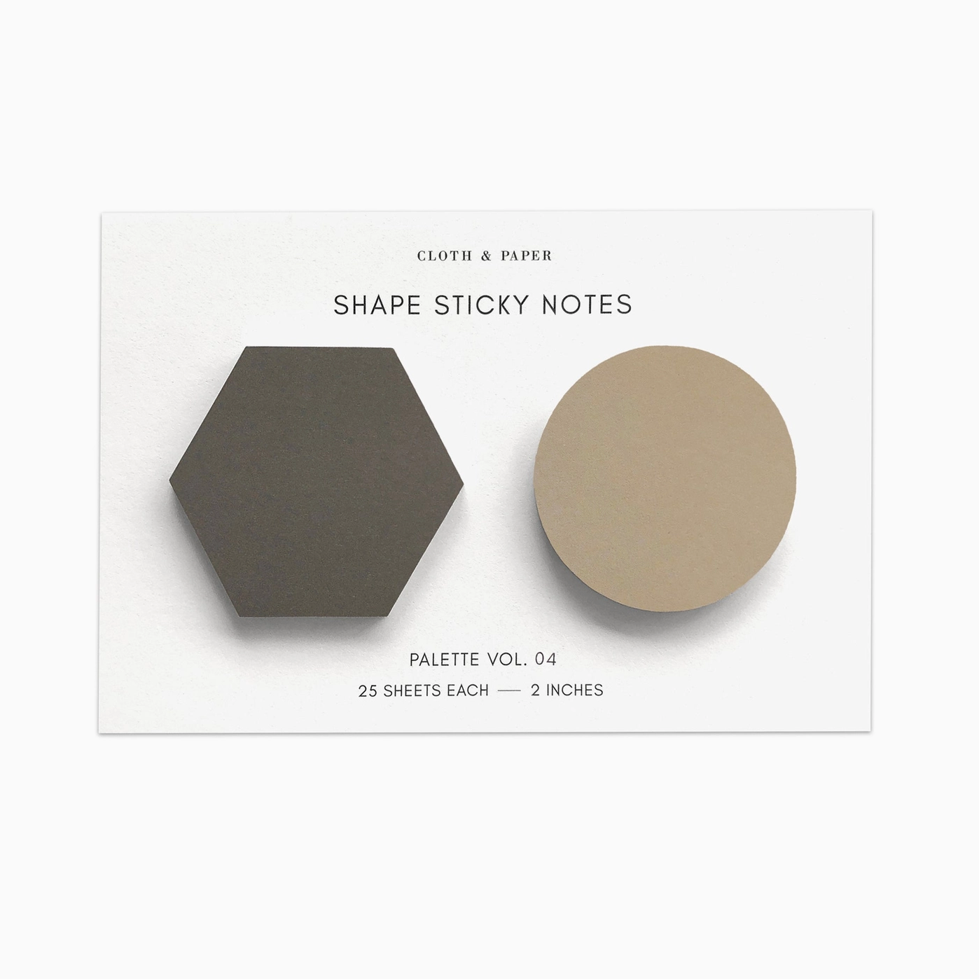 Shape Sticky Note Set / Cortado / Crepe