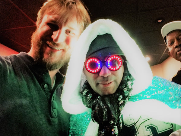 Kool Keith and Jason Balcauski, Co-founder of Austin Bright Light Design