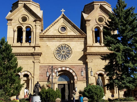 Cathedral Basilica of St. Francis of Assisi, Santa Fe, New Mexico.  Taken by Austin Bright Light Design