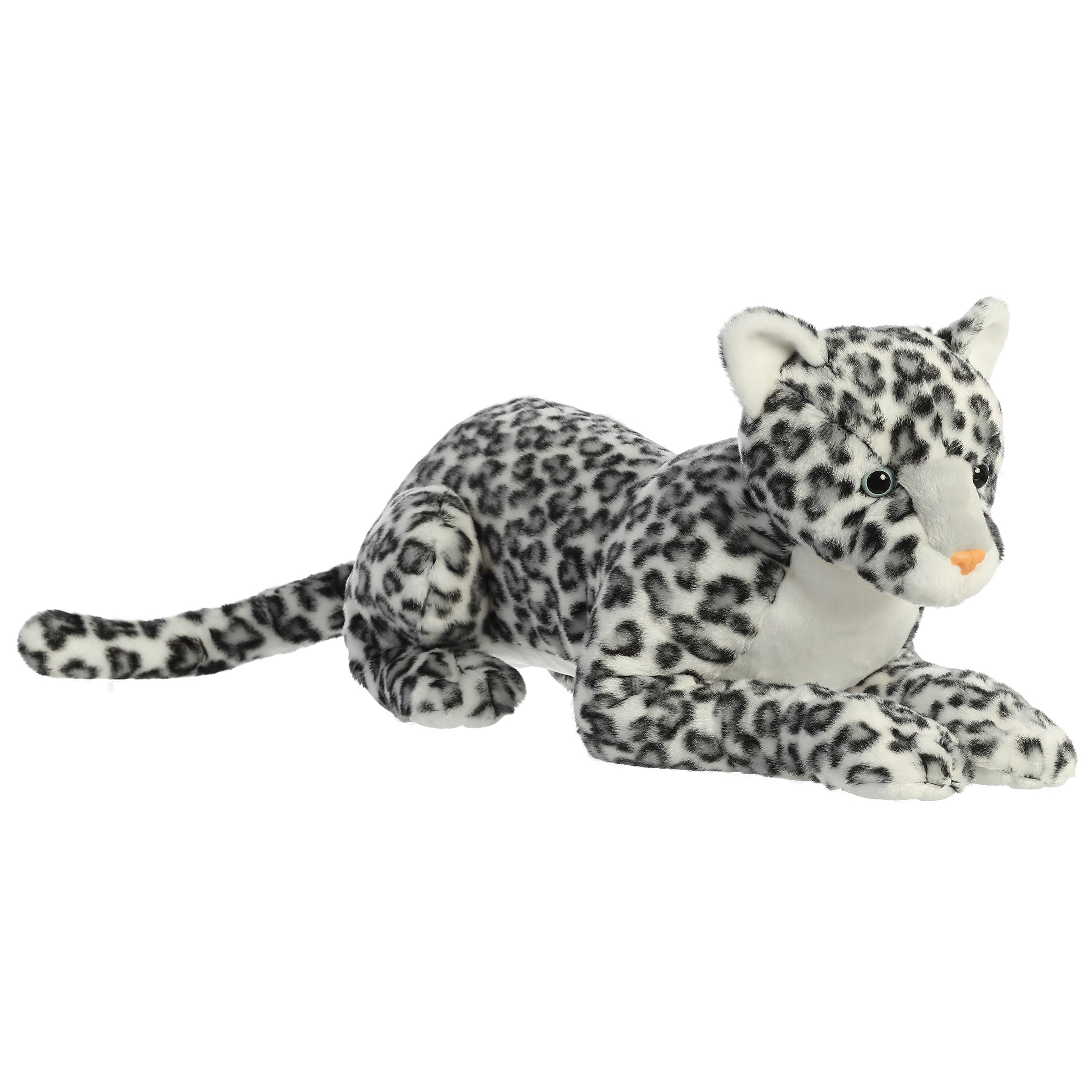 snow leopard cuddly toy