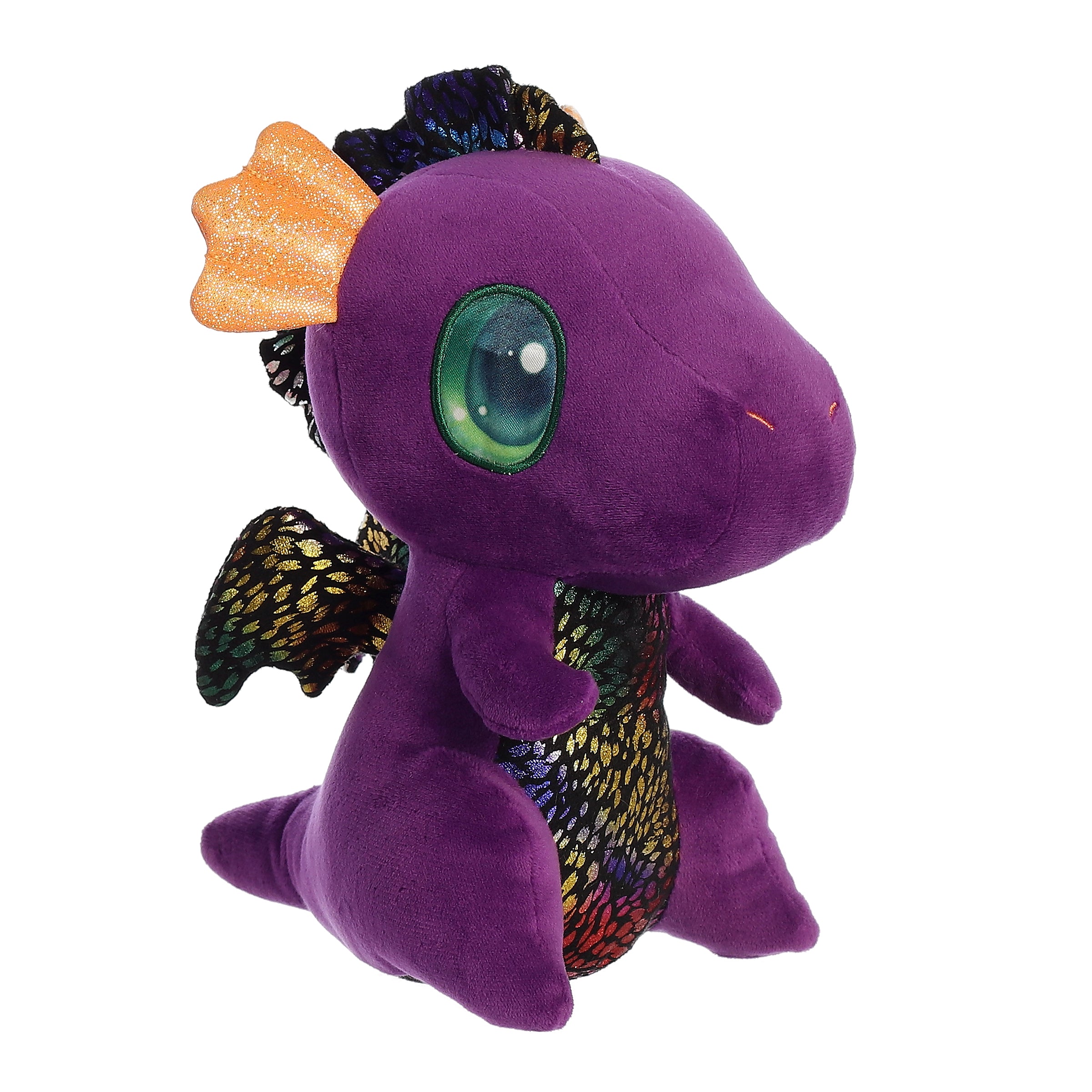 purple stuffed dragon